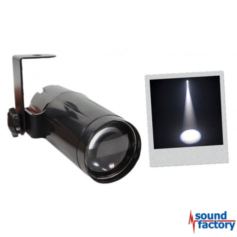 BoomToneDJ LED PINSPOT 3W weiß