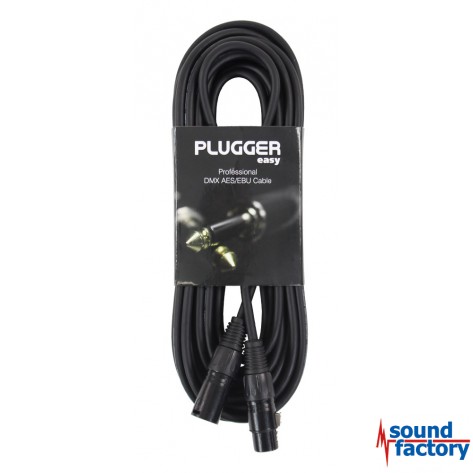 PLUGGER DMX Kabel XLR/XLR 3-pol., 10m