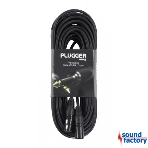 PLUGGER DMX Kabel XLR/XLR 3-pol., 15m
