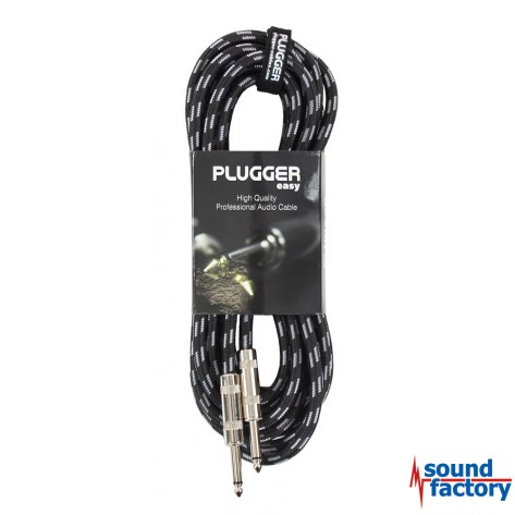 PLUGGER Gitarrenkabel Klinke/Klinke gerade, 10m