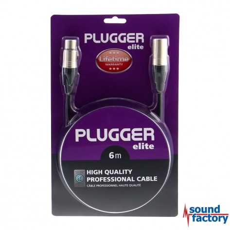 PLUGGER Neutrik Mikrofonkabel XLR/XLR 3-pol., 6m