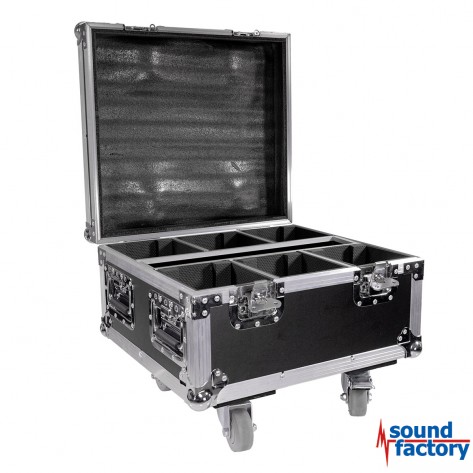 BoomToneDJ Flightcase für EZ-AKKU 4x15W 4in1 LED