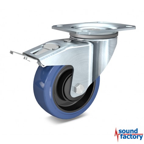 BLUE WHEEL 125 PRO, Lenkrolle gebremst - Bild 1