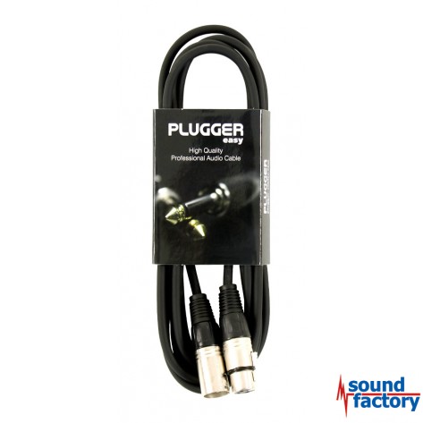 PLUGGER Mikrofonkabel XLR/XLR 3-pol., 3m