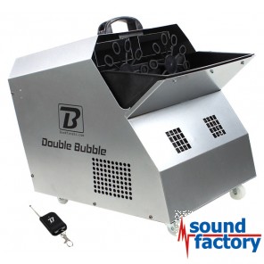 BoomToneDJ DOUBLE BUBBLE Seifenblasenmaschine m. Funk-FB
