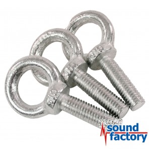 3er Set Ringschrauben M10, langes Gewinde