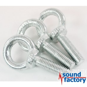 3er Set Ringschrauben M10, langes Gewinde