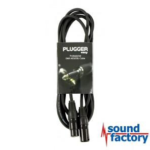 PLUGGER DMX Kabel XLR/XLR 3-pol., 3m