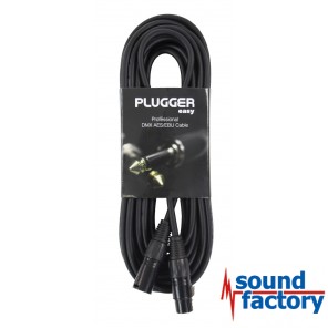 PLUGGER DMX Kabel XLR/XLR 3-pol., 10m