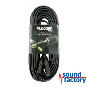 PLUGGER DMX Kabel XLR/XLR 3-pol., 20m