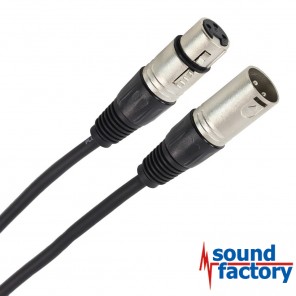 PLUGGER Mikrofonkabel XLR/XLR 3-pol., 6m