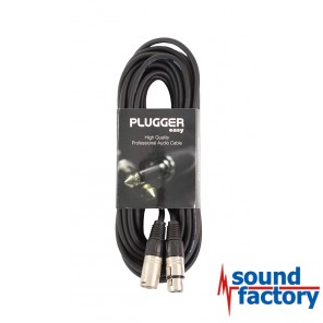 PLUGGER Mikrofonkabel XLR/XLR 3-pol., 10m