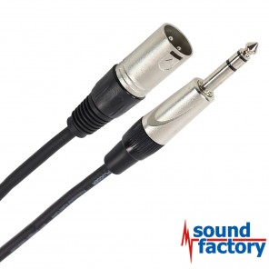 PLUGGER Kabel Klinke stereo auf XLR male