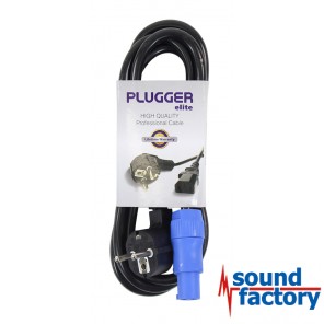 PLUGGER Powercon Schukokabel 2,5mm² - Neutrik