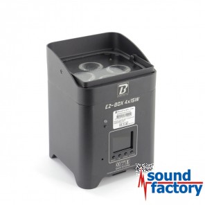 BoomToneDJ EZ-AKKU 4x15W 4in1 LED Uplight Spot mit Wireless DMX
