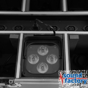 BoomToneDJ Flightcase für EZ-AKKU 4x15W 4in1 LED
