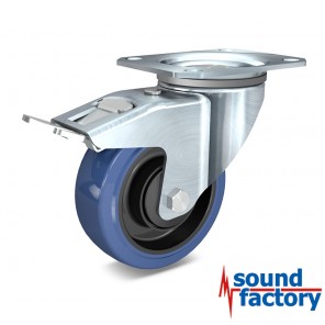 BLUE WHEEL 125 PRO, Lenkrolle gebremst - Bild 1