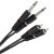 PLUGGER Anschlusskabel 2x cinch/Klinke, 3m