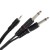PLUGGER Kabel Miniklinke stereo, 2x Klinke, 0,6m