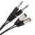 PLUGGER Kabel 2x Klinke auf 2x XLR male, 0,6m